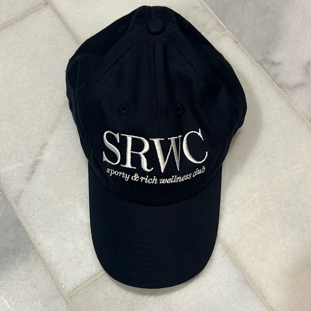 Sporty & Rich Black Cap